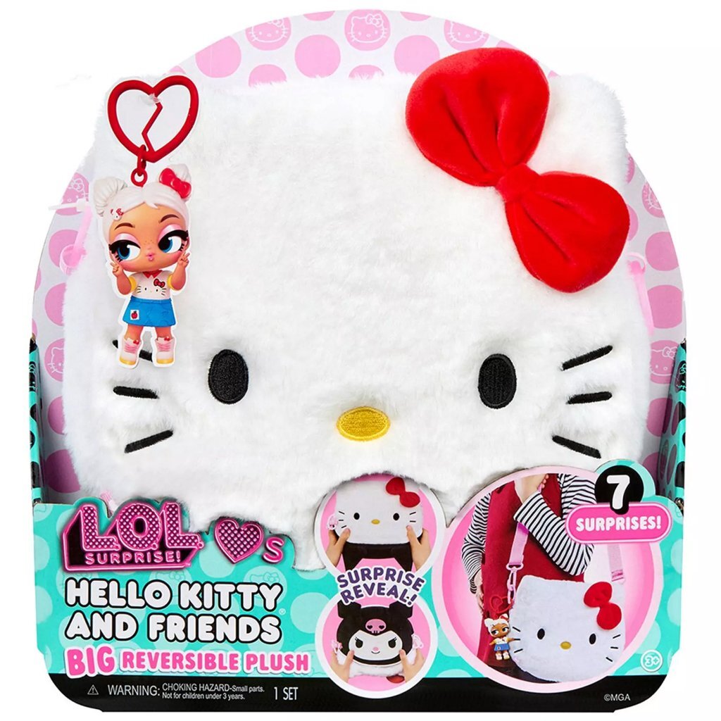 L.O.L. Surprise Loves Hello Kitty & Friends Big Reversible Knuffel