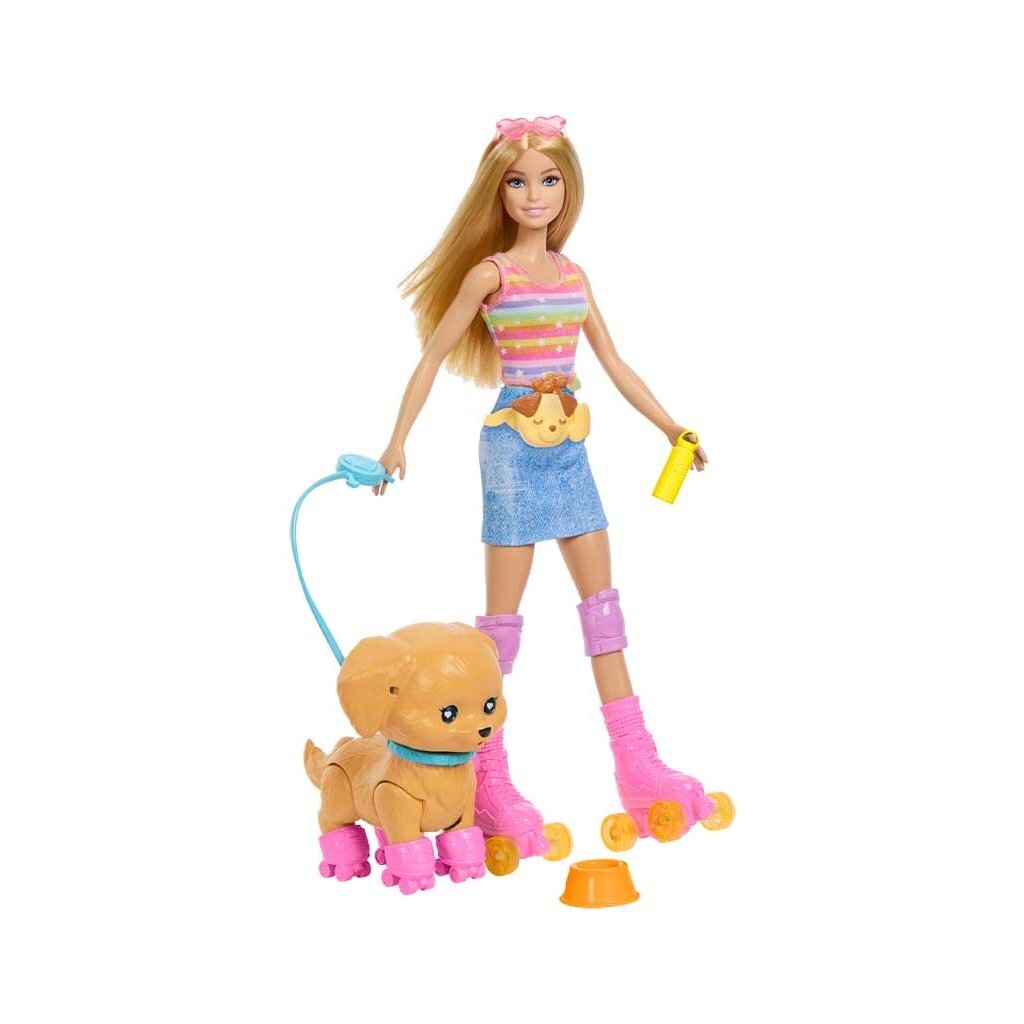 Barbie Pets Skaten en Rennen Pup Speelset