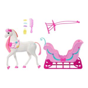 Barbie Fantasy Notenkraker Paard en Slee
