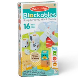 Melissa & Doug Blockables Boerderijdieren