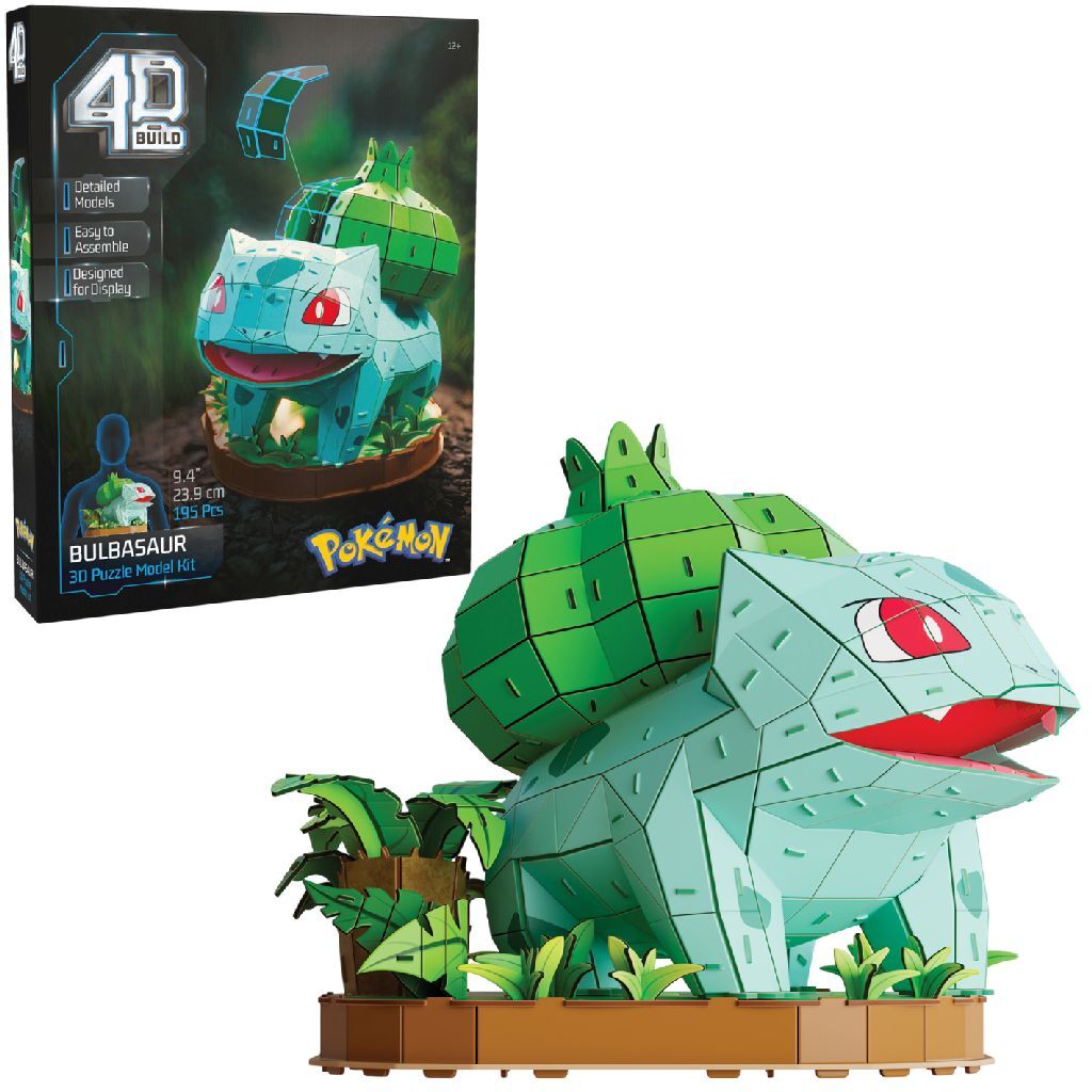 Pokémon 4D Build 3D Puzzel Balbasaur 195 Stukjes