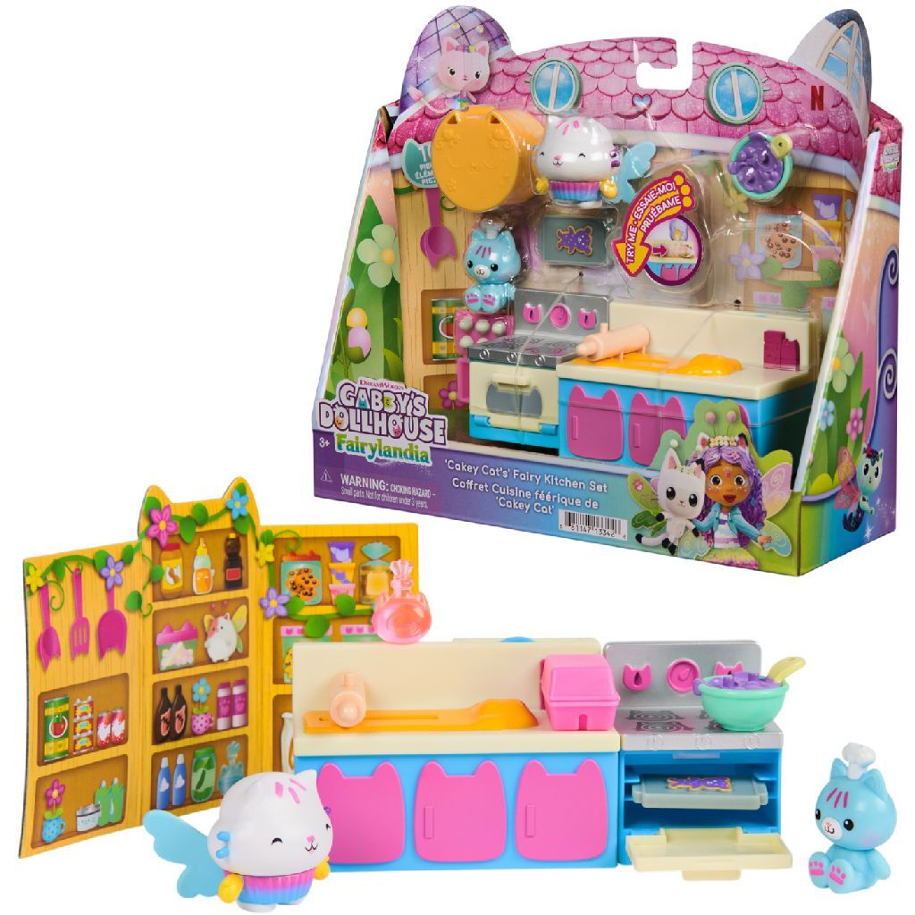 Gabby's Dollhouse Fairylandia Cakey Cat's Fairy Kitchen