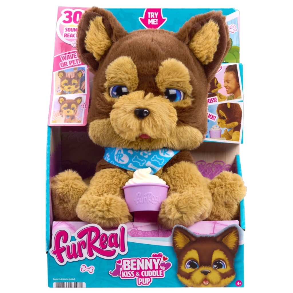 FurReal Friends Benny The Kiss & Cuddle Pup + Geluid