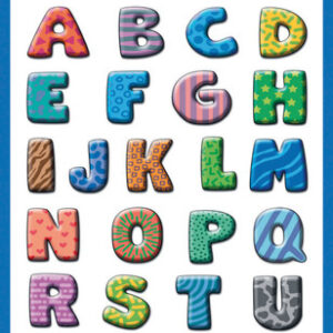 Avery AV-59334 Letteretiket Z-design School Pakje A 3 Vel Bont Gekleurd