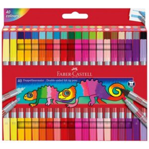 Faber Castell FC-151140 Duo Viltstiften 40 Stuks