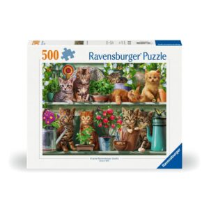 Ravensburger Puzzel Katjes in het Rek 500 Stukjes