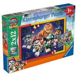 Ravensburger 2in1 Puzzel Paw Patrol Dino Movie 2x12 Stukjes