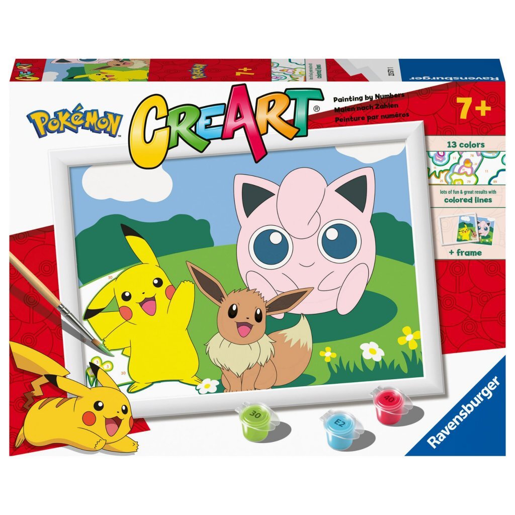 Ravensburger CreArt Schilderen op Nummer Pokémon Classics