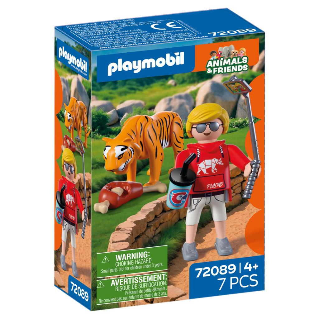 Playmobil 72089 Animals & Friends Dierentuin Tijger en Bezoeker