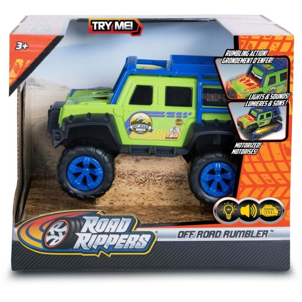 Road Rippers Off Road Rumbler Forest Green + Licht en Geluid