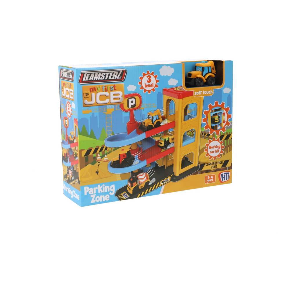 Teamsterz JCB Mijn Eerste Garage met Voertuig