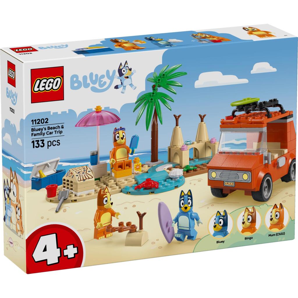 Lego Bluey 11202 Autorit naar het Strand