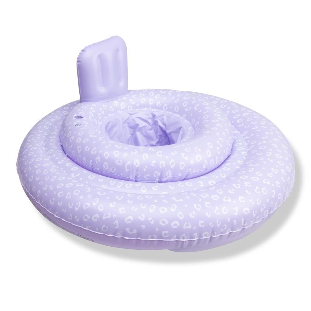 Swim Essentials Baby Float Zwemzitje Luipaard 69 cm Lila