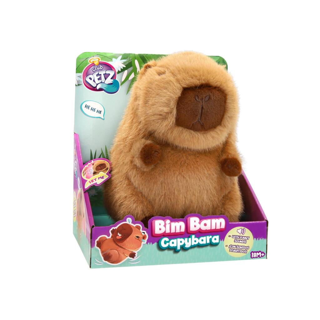 Club Petz Knuffel Bim Bam Capibara + Geluid