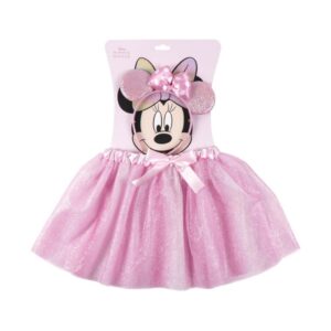 Disney Minnie Mouse Verkleedrok en Haarband Roze