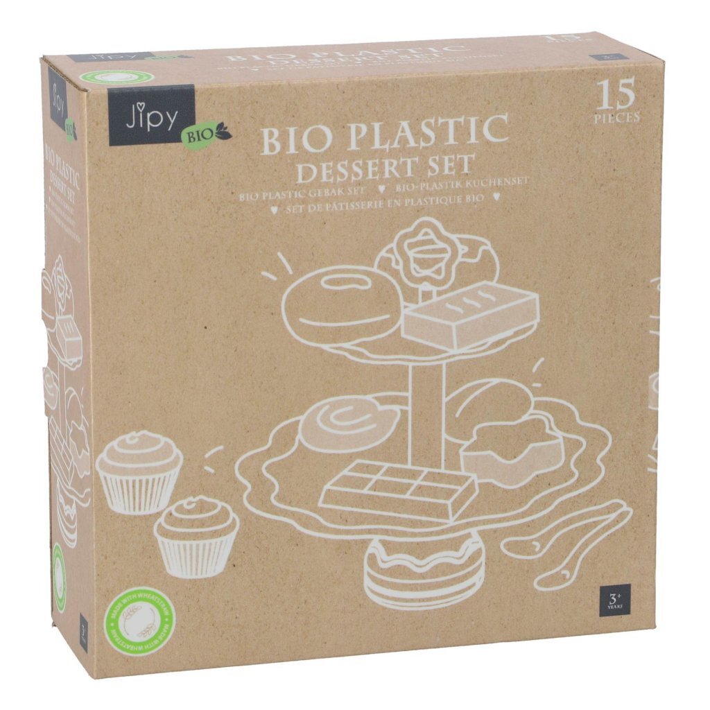 Jipy Bio Plastic Gebaks Set 15-delig