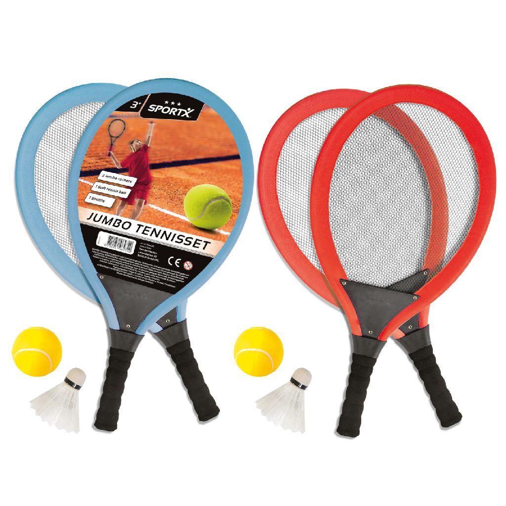 SportX Jumbo Tennisset 4-delig