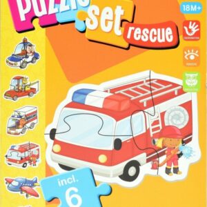 Toi-toys Legpuzzel Set Hulpdiensten Junior Karton 15 Stukjes