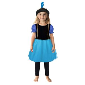 Pietenjurk 98-104 Paars/Blauw