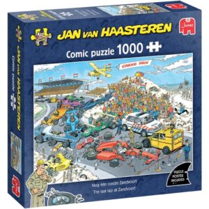 Jumbo Puzzel Jan Van Haasteren Nog Één Rondje Zandvoort 1000 Stukjes + Poster