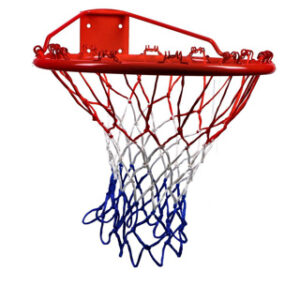 Alert sport basketbal ring luxe 53 cm, metaal mét net