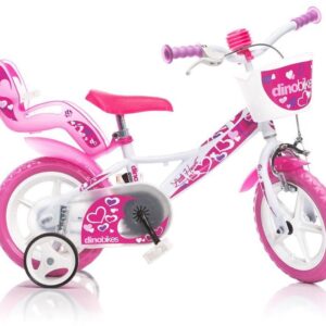 Dino meisjesfiets little heart 12 inch