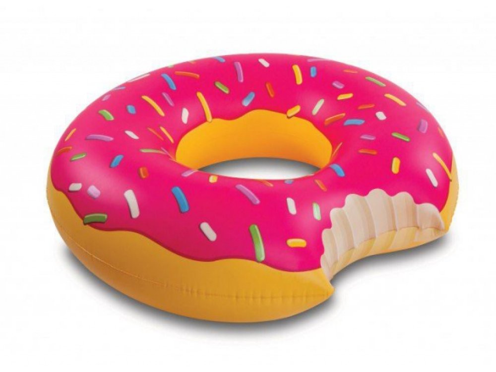 Opblaasbare donut 100 cm
